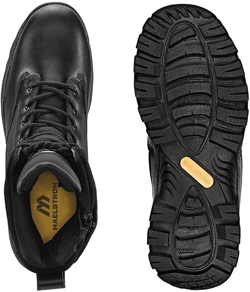 Maelstrom TAC FORCE botas de trabajo tácticas militares, con cierre, de 8 pulgadas