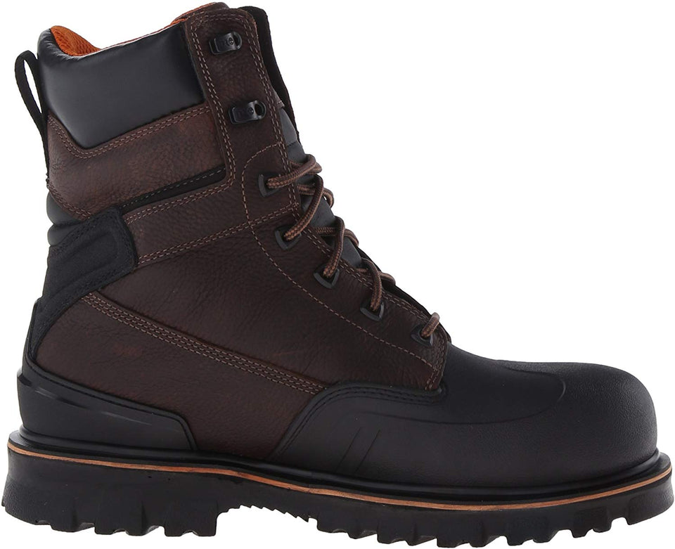 Timberland PRO Rigmaster XT Botas de trabajo impermeables con puntera de acero para hombre de 8 pulgadas