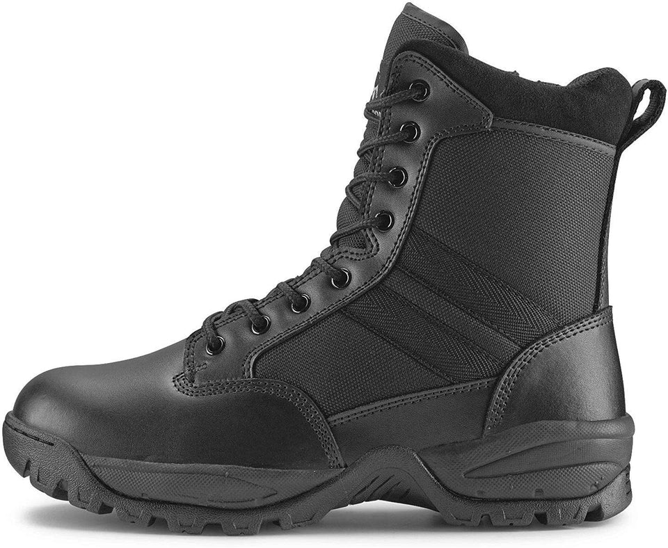 Maelstrom TAC FORCE botas de trabajo tácticas militares, con cierre, de 8 pulgadas