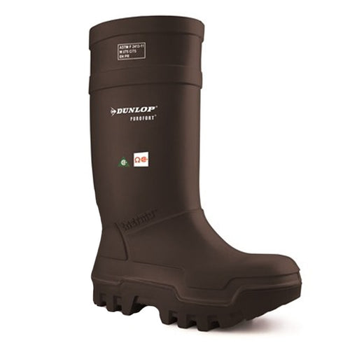 Dunlop Purofort Thermo+ Omega/EH - Botas de protección contra el frío, 11 M US, Negro