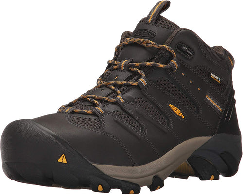 Keen Utility Lansing Mid Botas industriales impermeables para hombre (punta de acero)