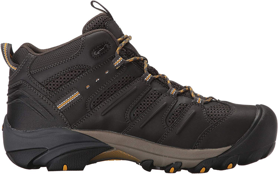 Keen Utility Lansing Mid Botas industriales impermeables para hombre (punta de acero)