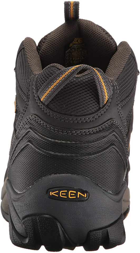 Keen Utility Lansing Mid Botas industriales impermeables para hombre (punta de acero)